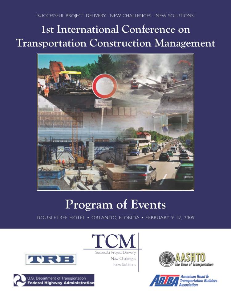 International TCM Conference Transportation Construction Management